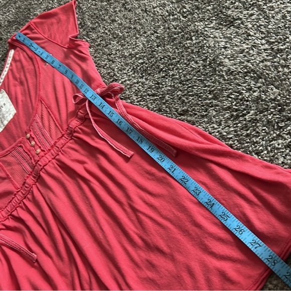 Hollister coral pink vintage Y2K babydoll top - Picture 8 of 10